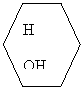 Hexagon: H

OH  H
