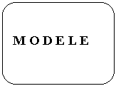 Rounded Rectangle: M O D E L E
