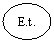 Oval: E.t.