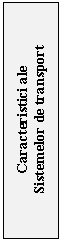 Text Box: Caracteristici ale 
Sistemelor de transport
