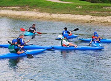 Turul Dobrogei in kayak